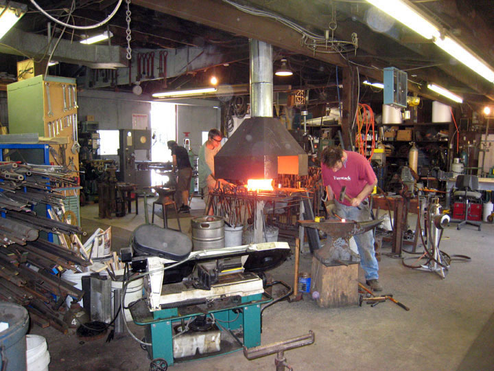 Views from inside the forge